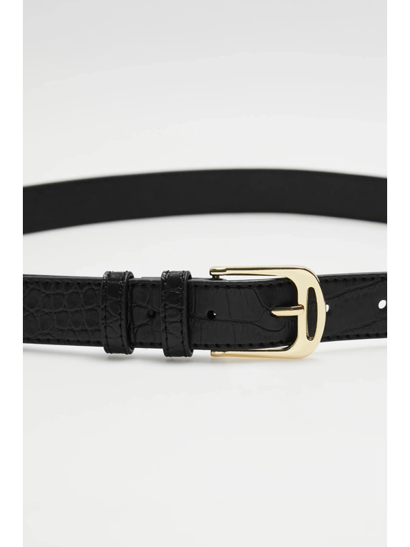 Moodo Fekete állatmintás öv Moodo