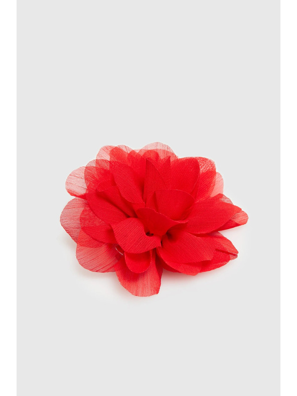 Moodo Textil virágos bross piros Moodo
