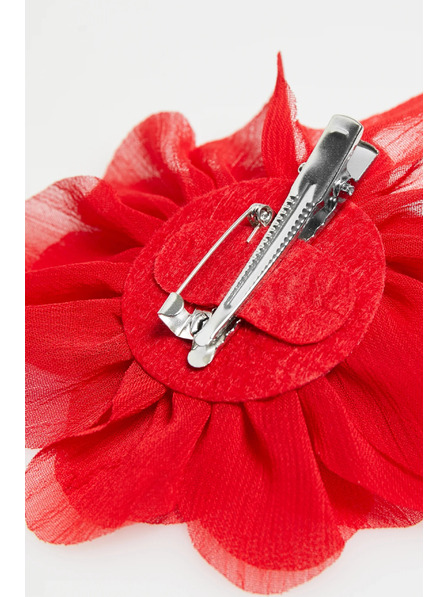 Moodo Textil virágos bross piros Moodo