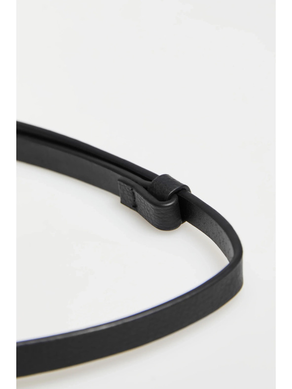 Moodo Vékony fekete öv Moodo