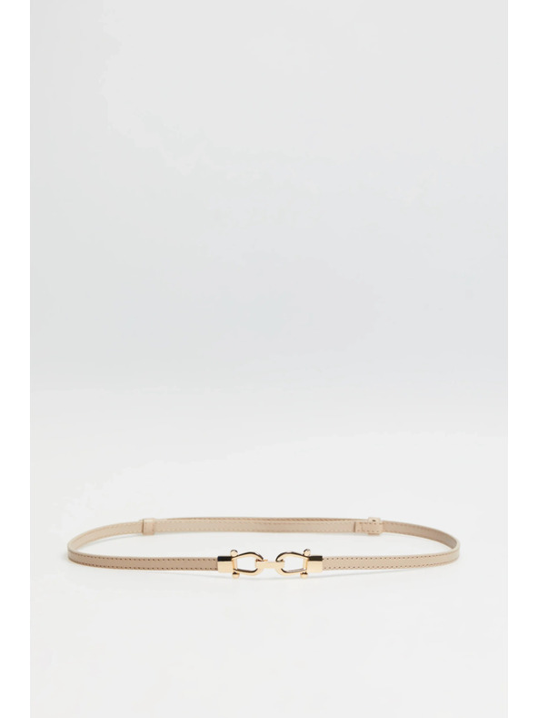 Moodo Vékony bézs öv Moodo