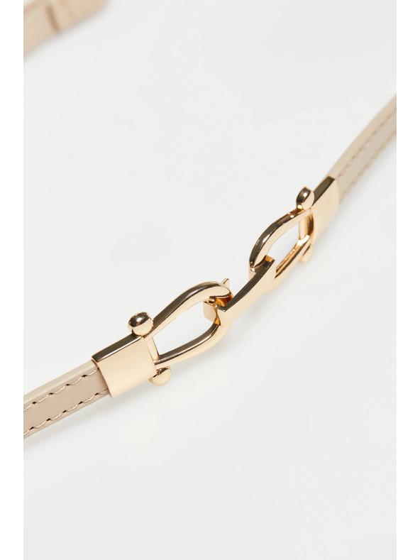 Moodo Vékony bézs öv Moodo