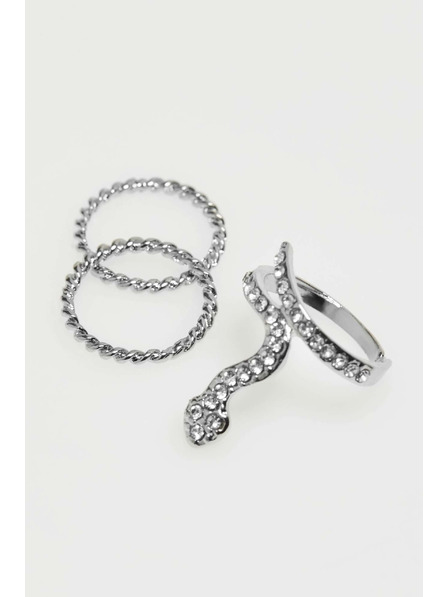 Moodo Cirkónia díszítésű gyűrűszett Moodo