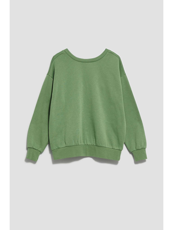 Moodo Hátul kivágott blúz olíva Moodo