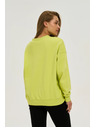 Moodo V-nyakú blúz lime zöld Moodo