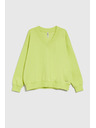 Moodo V-nyakú blúz lime zöld Moodo