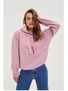 Moodo Kapucnis pulóver rózsaszín Moodo