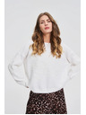 Moodo Díszített blúz fehér Moodo