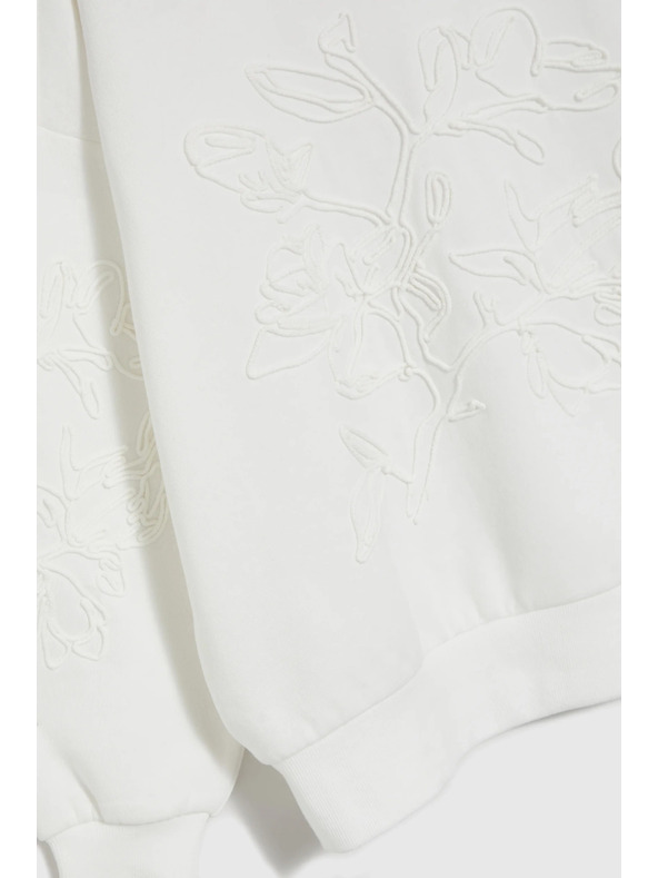 Moodo Díszített blúz fehér Moodo