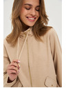 Moodo Cipzáras kapucnis pulóver bézs Moodo