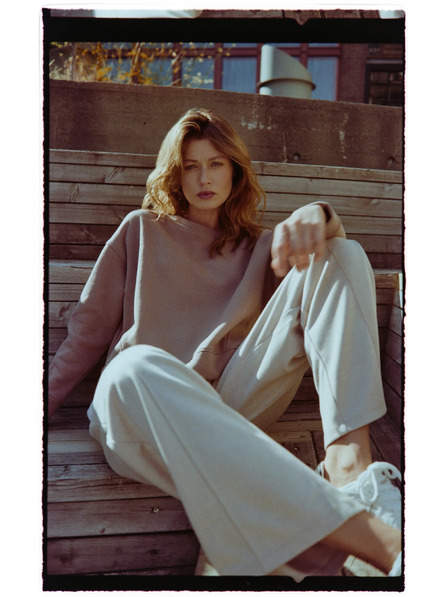 Moodo Oversize kapucnis pulóver bézs Moodo