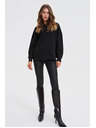 Moodo Díszített blúz fekete Moodo