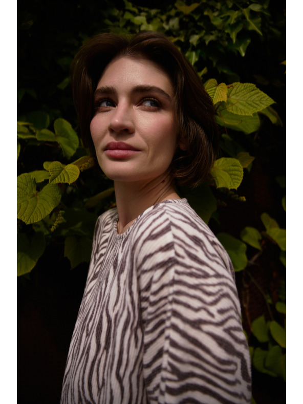 Moodo Állat mintás blúz bézs Moodo