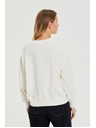 Moodo Ecru díszgombos pulóver Moodo