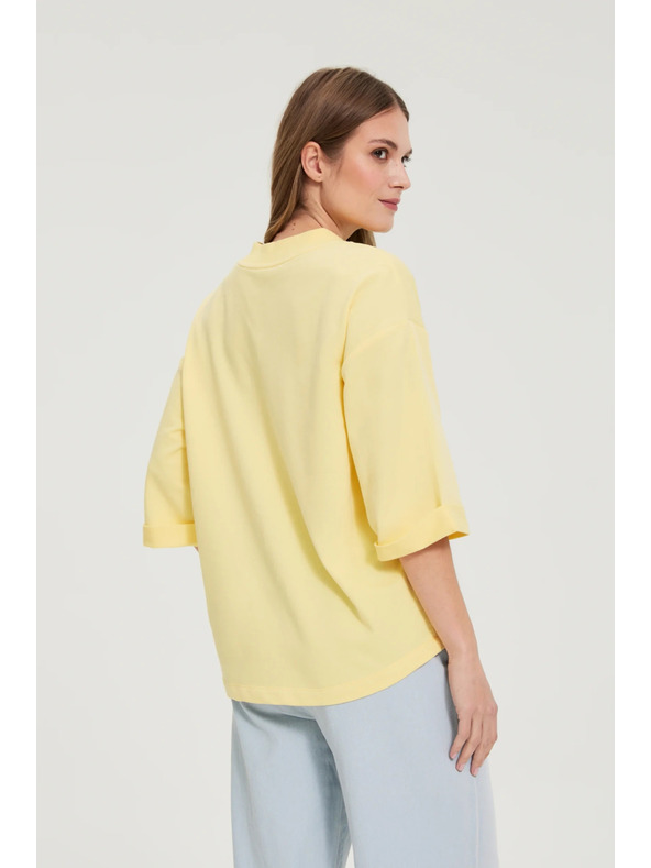 Moodo Sárga V-nyakú felső Moodo