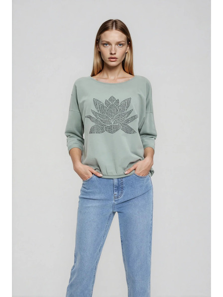 Moodo Olíva pamut felső Moodo