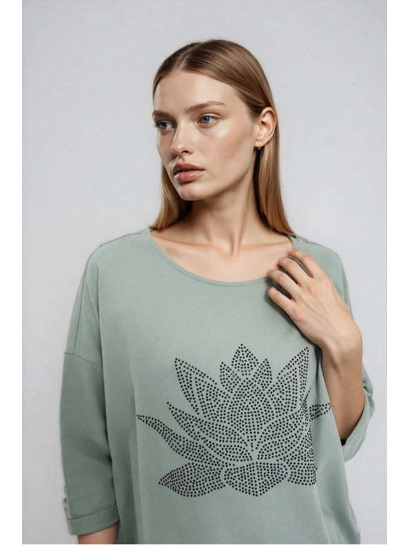 Moodo Olíva pamut felső Moodo