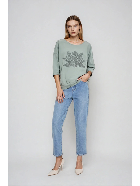 Moodo Olíva pamut felső Moodo