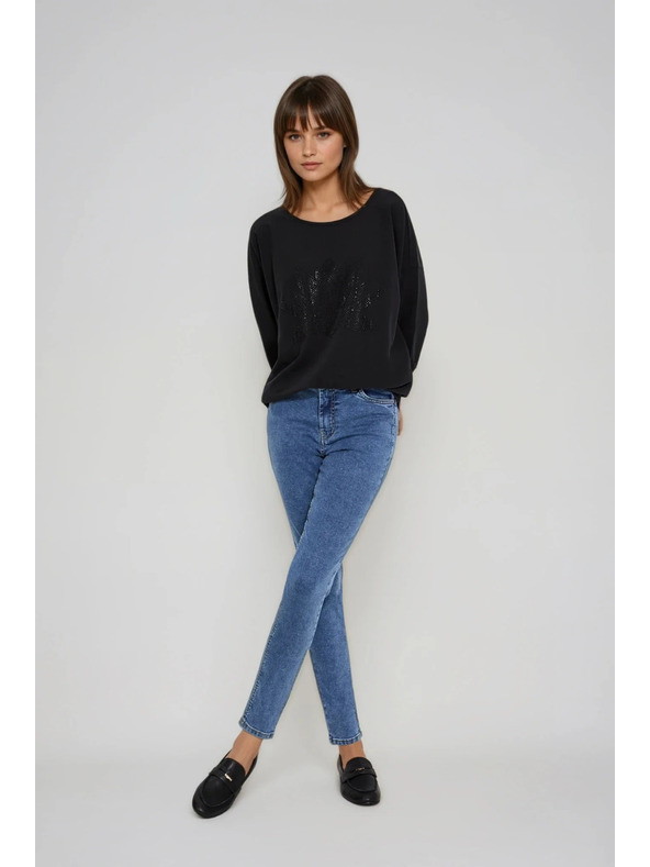 Moodo Fekete pamut felső Moodo