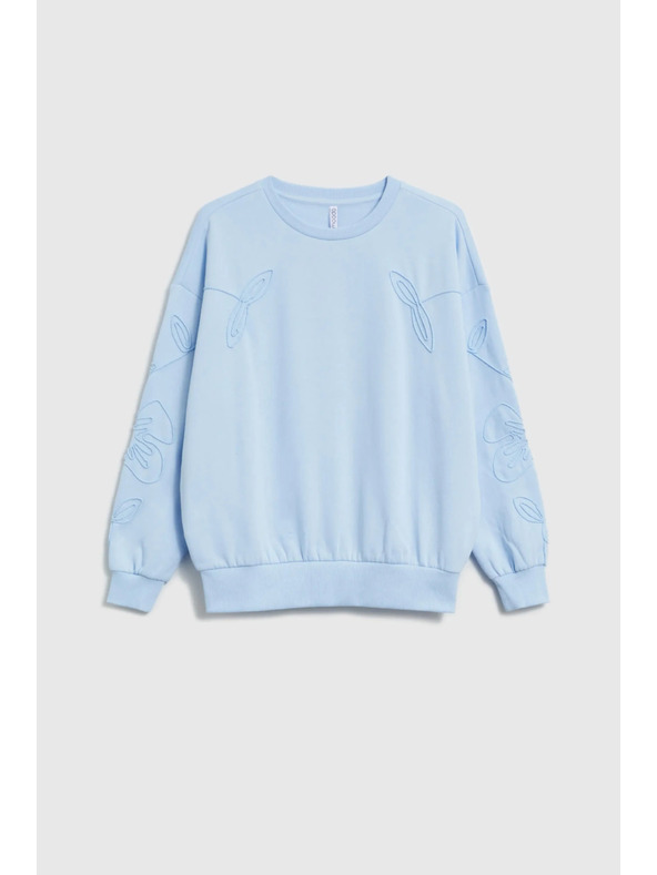 Moodo Világoskék húzós nyakú felső Moodo