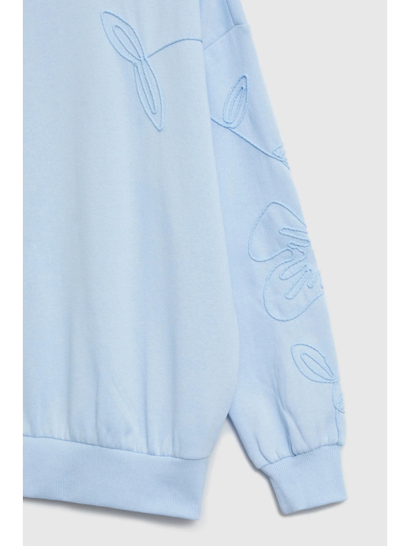 Moodo Világoskék húzós nyakú felső Moodo