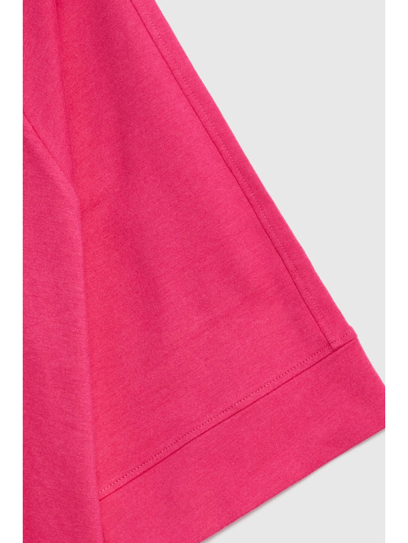 Moodo Fukszia rövid és széles ujjú pulóver Moodo