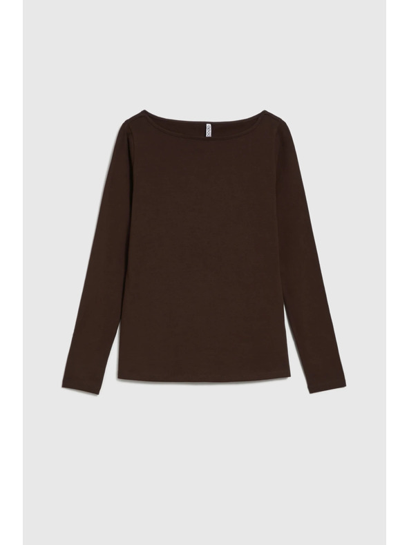Moodo Barna szűkített hosszú ujjú felső Moodo