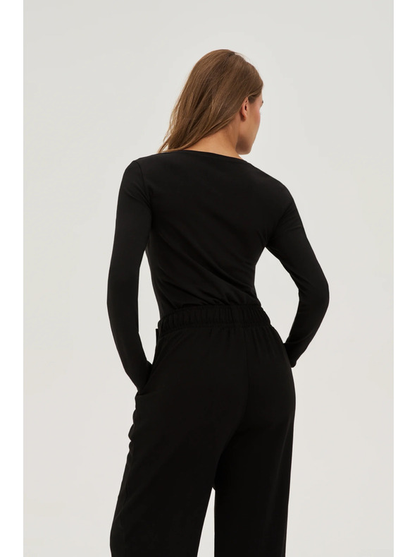 Moodo Flitteres fekete blúz Moodo