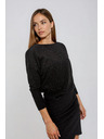 Moodo Fényes fekete top Moodo