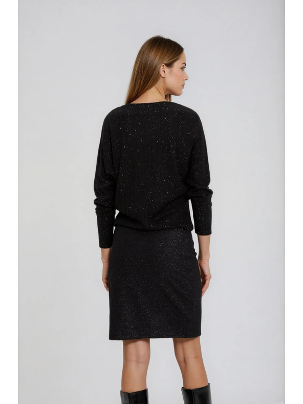 Moodo Fényes fekete top Moodo