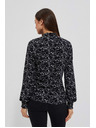 Moodo Fekete hosszú ujjú blúz Moodo
