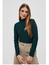 Moodo Smaragdzöld blúz metál fonallal Moodo
