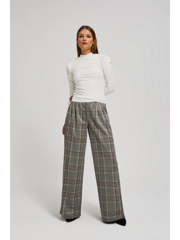 Moodo Gyöngyház felfújt ujjú blúz Moodo