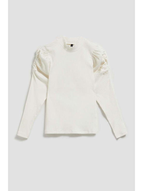 Moodo Gyöngyház felfújt ujjú blúz Moodo