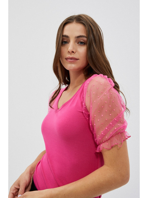 Moodo Blúz díszített ujjakkal Moodo