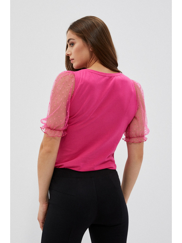 Moodo Blúz díszített ujjakkal Moodo