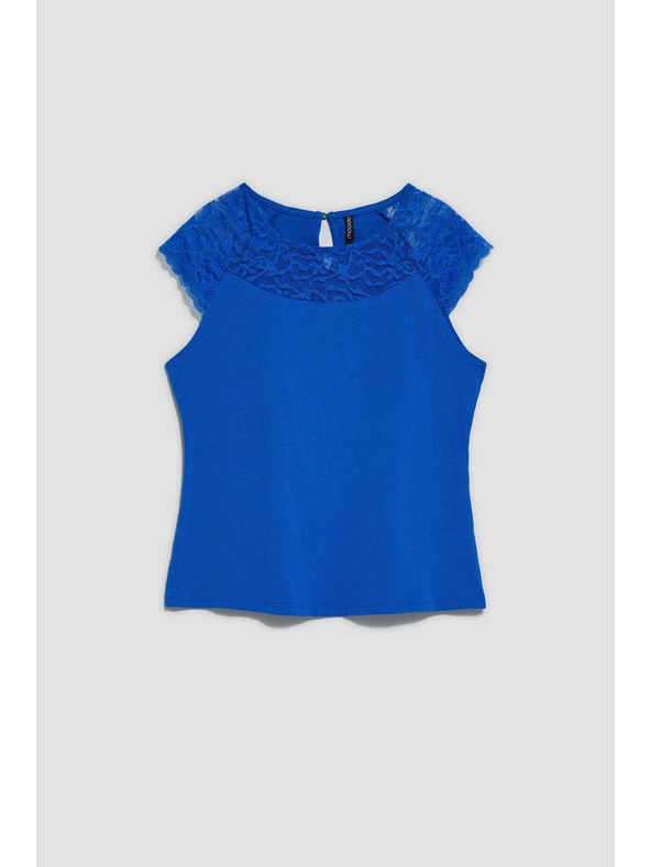 Moodo Kék csipkés póló Moodo
