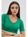 Moodo Blúz kerek nyakkivágással és gombokkal Moodo