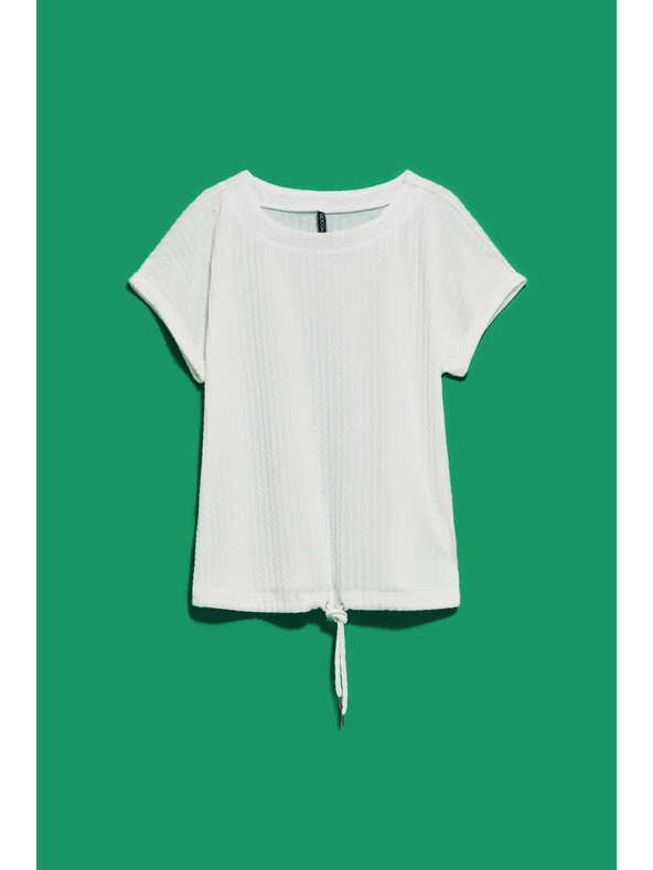 Moodo Gyöngyház Moodo strukturált anyagú top