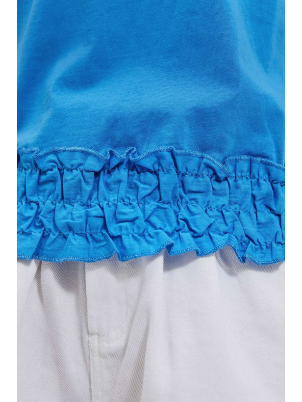 Moodo Azúrkék sima Moodo póló