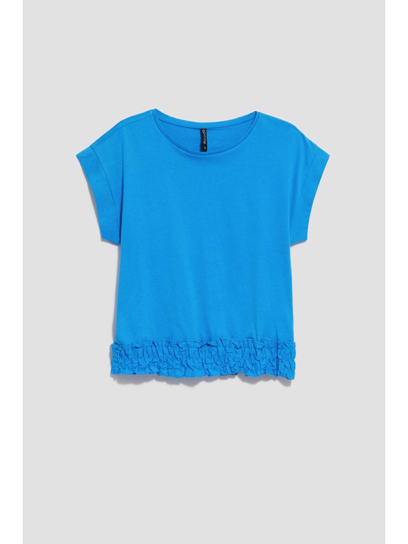 Moodo Azúrkék sima Moodo póló