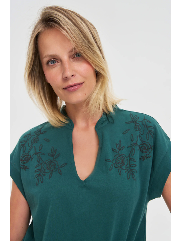 Moodo Zöld Moodo pamut felső