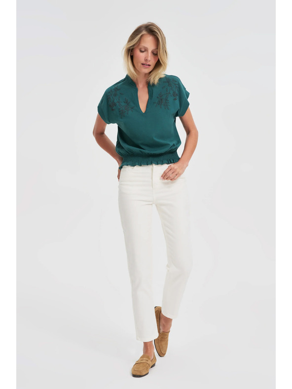 Moodo Zöld Moodo pamut felső