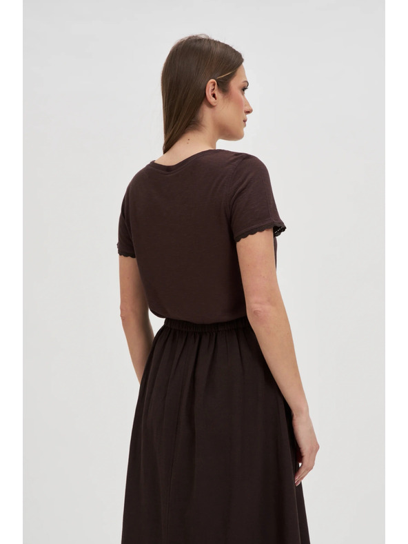 Moodo Barna rövid ujjú Moodo póló