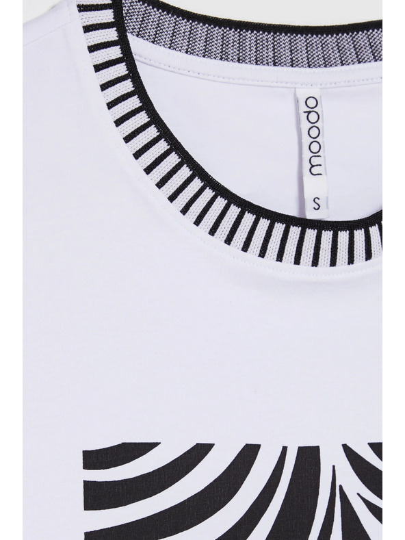 Moodo Fehér Moodo mintás póló