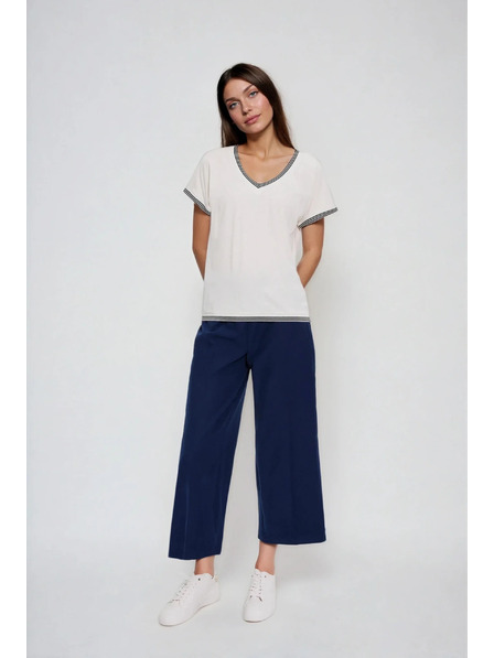 Moodo Fehér pamut blúz Moodo