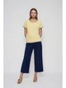 Moodo Sárga blúz díszített szegéllyel Moodo