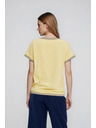 Moodo Sárga blúz díszített szegéllyel Moodo