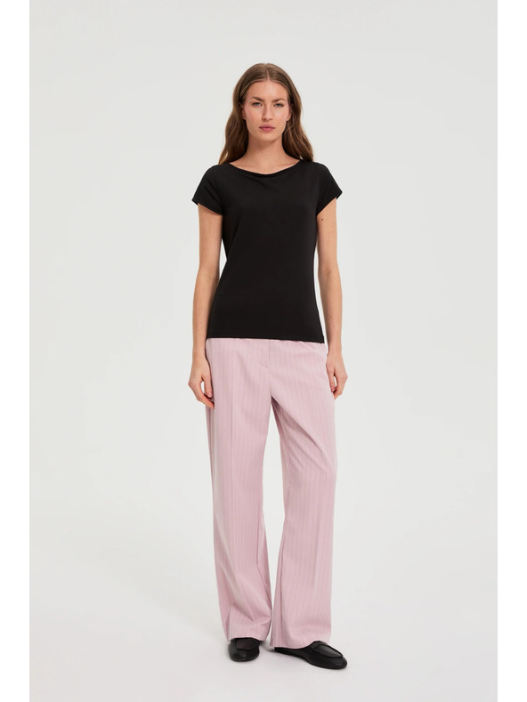 Moodo Fekete pamut póló Moodo