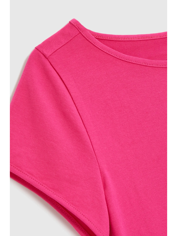 Moodo Fukszia pamut póló Moodo